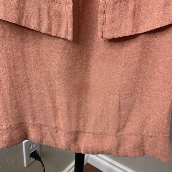 Free People FP Layers In Love Tunic Dark Apricot Sleeveless Blouse Tank Top Sz M - Picture 6 of 8